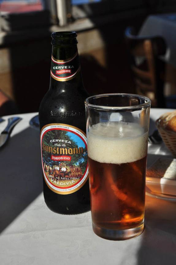 Deliciosa cerveja em Valparaiso, no Chile